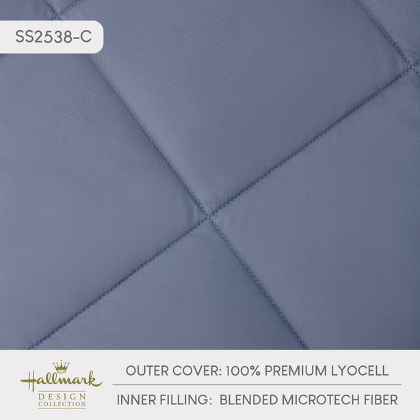 Hallmark Lyocell Comforter Quilt - Deep Blue