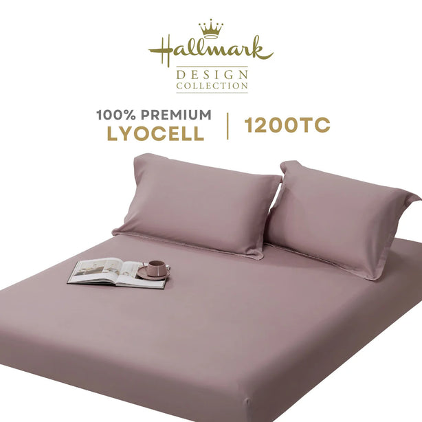 Hallmark Lyocell Fitted Sheet Set - Lavender