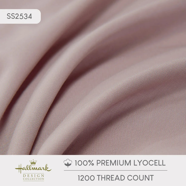 Hallmark Lyocell Fitted Sheet Set - Lavender