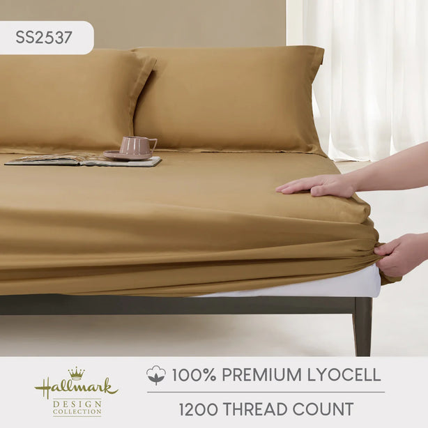Hallmark Lyocell Fitted Sheet Set - Autumn