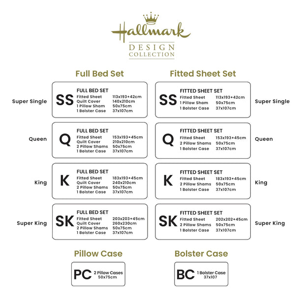 Hallmark Lyocell Fitted Sheet Set - Autumn