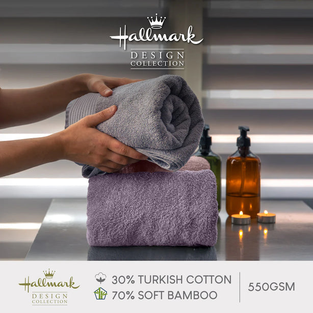 Hallmark Turkish Cotton Bamboo Towels 550 gsm