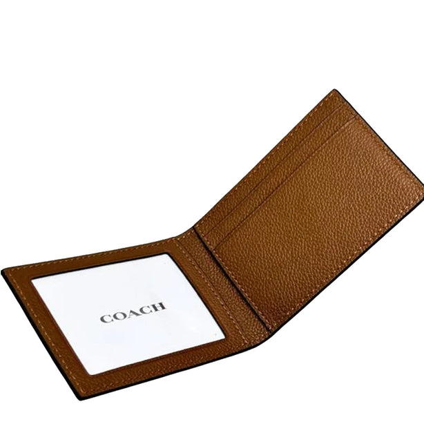 Coach Boxed 3 In 1 Wallet Gift Set in Dark Saddle CS433