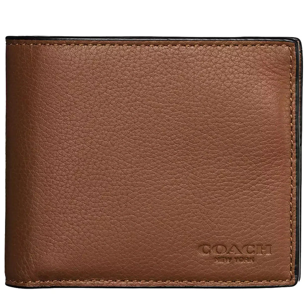 Coach Boxed 3 In 1 Wallet Gift Set in Dark Saddle CS433
