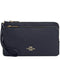 Coach Double Zip Wallet in Midnight CU919