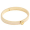 Coach Rivet Enamel Hinged Bangle - Gold/ Chalk CBW22