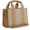Coach Smith Tote Bag 24 In Signature Jacquard - Light Khaki Multi CAR78