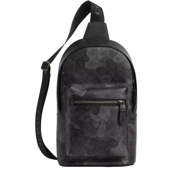 Coach West Pack Bag In Signature Camo Print - Grey Multi CW312