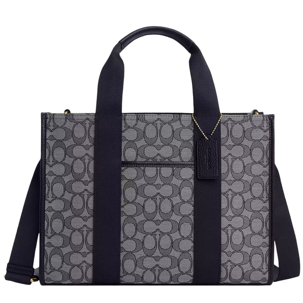 Coach Smith Tote Bag In Signature Jacquard - Navy/ Midnight Navy CY367