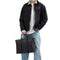 Coach Caleb Work Bag In Signature Canvas - Charcoal/ Black CY770