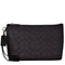 Coach Pouch In Signature Canvas - Charcoal/ Black CCF32
