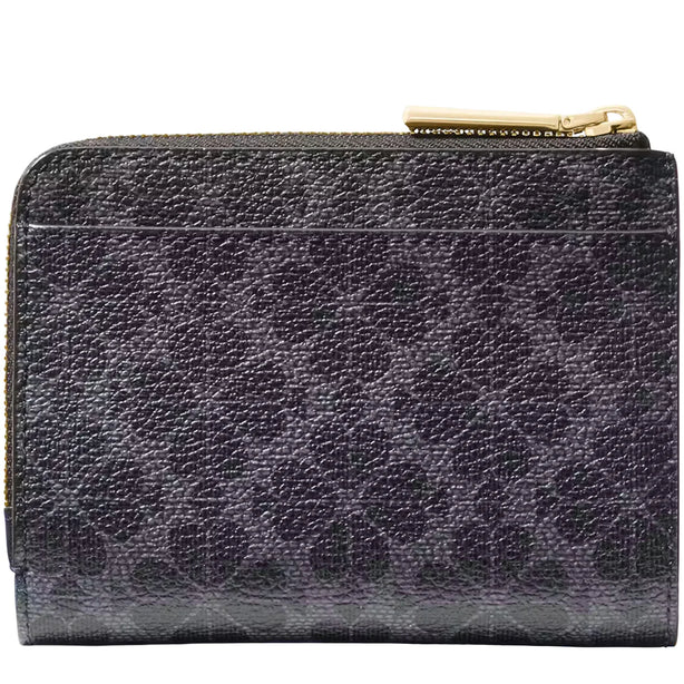Kate Spade Spade Flower Small L-Zip Wallet - Black KK894