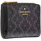 Kate Spade Spade Flower Small L-Zip Wallet - Black KK894