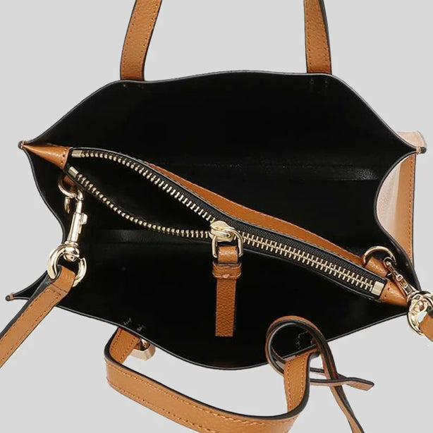 MARC JACOBS Mini Grind Coated Leather Tote Smoked Almond RS-M0015685