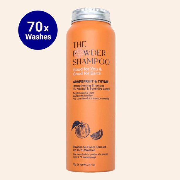 The Powder Shampoo - Strengthening & Soothing Shampoo  (Thyme & Grapefruit) 70g