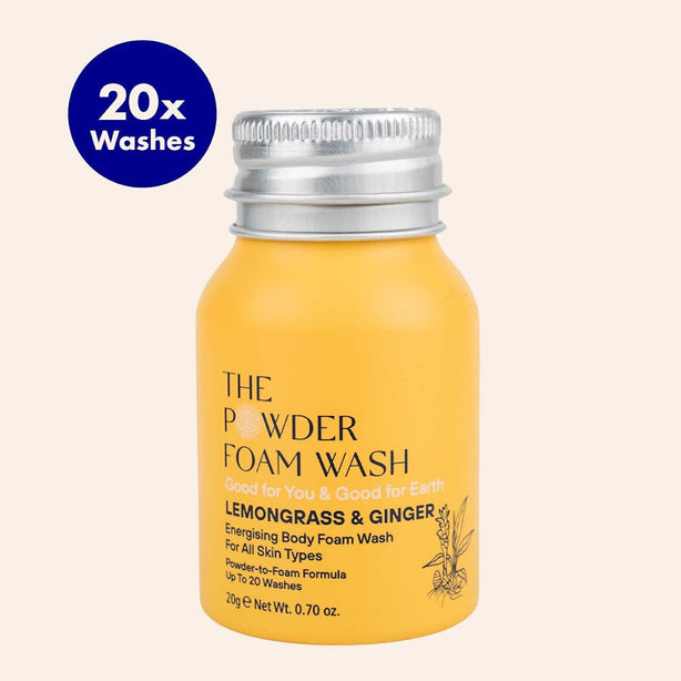The Powder Shampoo Energising Body Foam Wash To Awaken Your Senses 20g