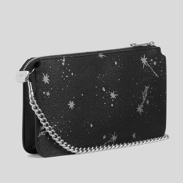 COACH Poppy Crossbody Bag With Star Print Black Multi RS-CCK80
