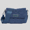 MARC JACOBS Quilted Nylon Utility Messenger Bag Azure Blue RS-4F5HMS018H02