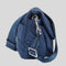 MARC JACOBS Quilted Nylon Utility Messenger Bag Azure Blue RS-4F5HMS018H02
