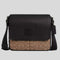 COACH Sprint Map Bag 25 In Signature Jacquard Tan/Black RS-CE534