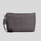 COACH Pouch In Signature Canvas Grey/Charcoal RS-CCF32