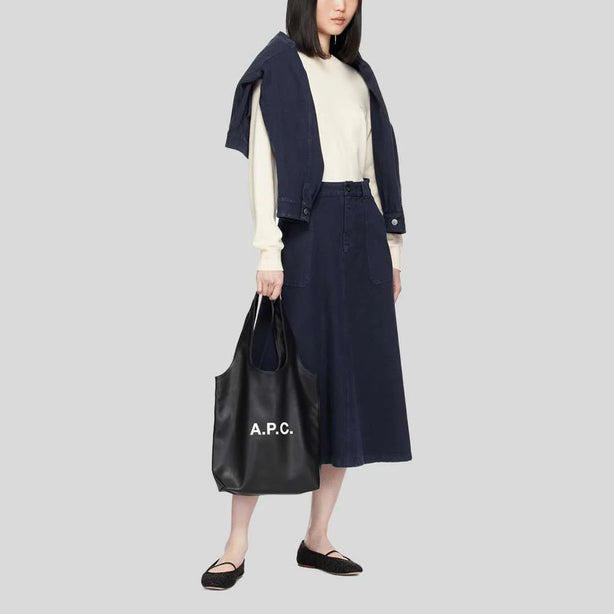 A.P.C. Ninon Small Tote Bag Black RS-PUAATM61861