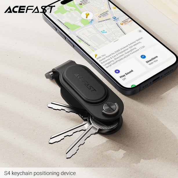 Acefast S4 Keychain Positioning Device - Black