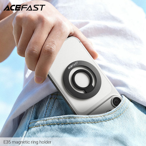 Acefast E35 Magnetic Ring Holder - Black
