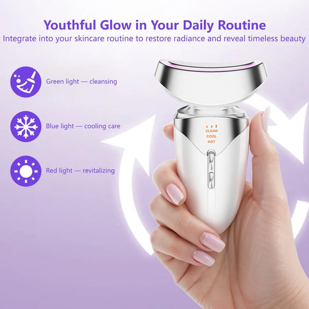 SATOSHI Hot & Cold Skin Rejuvenation Device for Face & Neck Rejuvenation Deep Cleansing Beauty Device Gift