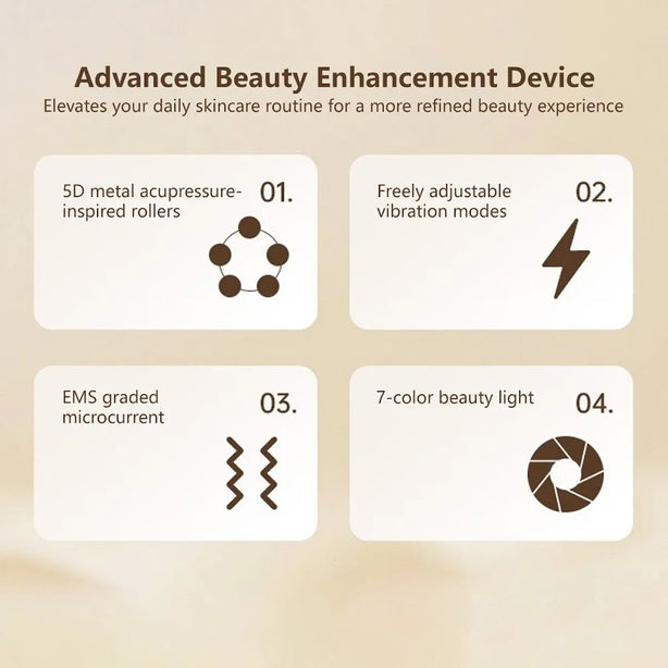 Satoshi Full-Body Shaping & Massage Device EMS Graded Microcurrent Portable Beauty Massager