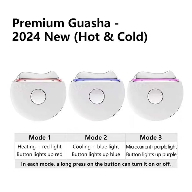 SATOSHI Hot/Cold Scraping Device Electric Guasha Massager Face Slimming Lifting  Neck Beauty Device Gift