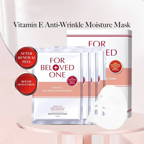 FOR BELOVED ONE - Taiwan 4 Pcs/Box Vitamin E Anti-Wrinkle Moisture Mask Anti-wrinkle