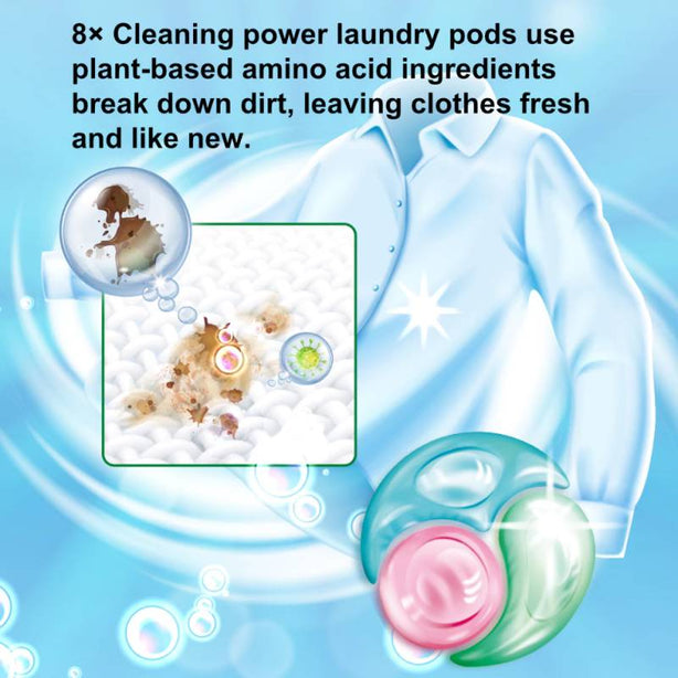 Magic Amah - Laundry Detergent Pods(Brightening) 99.9% Antibacterial Capsule Pods