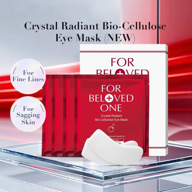 FOR BELOVED ONE - Taiwan 4 Pairs/Box Crystal Radiant Bio-Cellulose Eye Mask