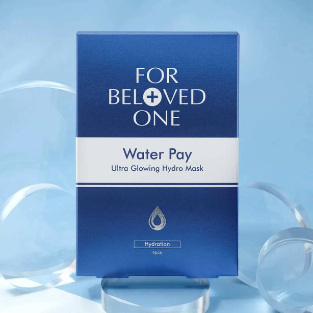 FOR BELOVED ONE - Taiwan 4 Pcs/Box Water Pay Ultra Glowing Hydro Mask Moisturizing Repairing