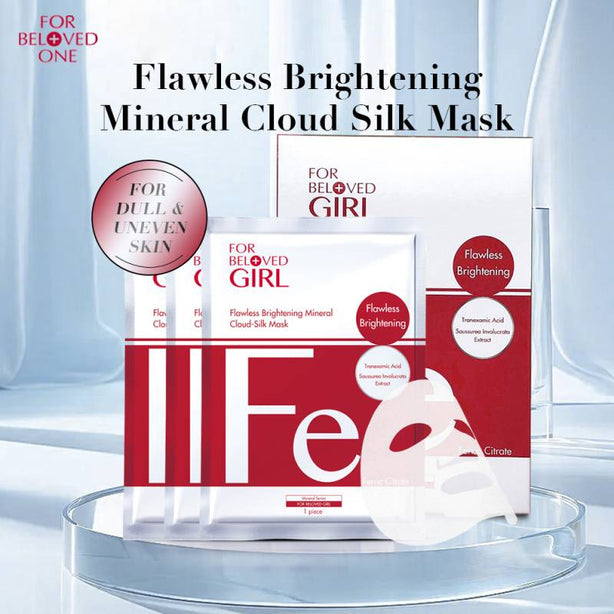 FOR BELOVED GIRL - Taiwan 3 Pcs/Box Mineral Cloud-Silk Mask Series Flawless Brightening Mask
