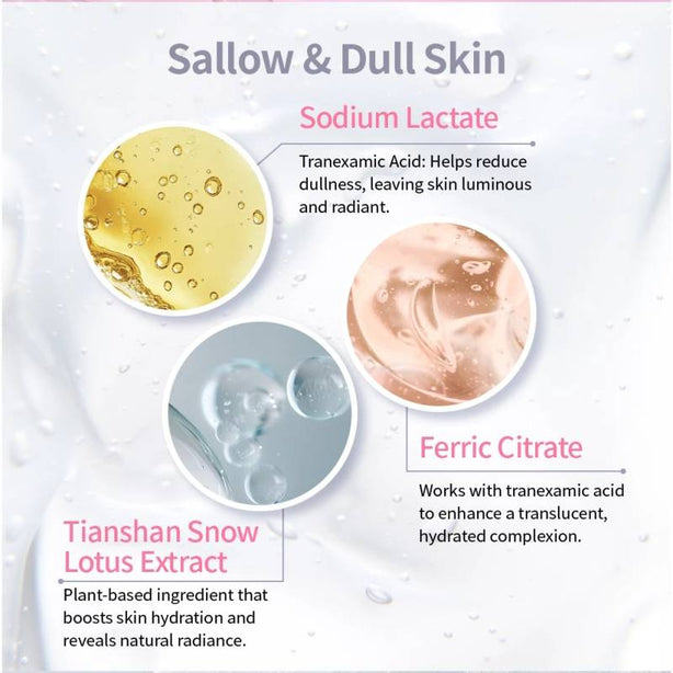 FOR BELOVED GIRL - Taiwan 3 Pcs/Box Mineral Cloud-Silk Mask Series Flawless Brightening Mask