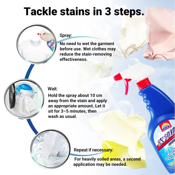 [2Pcs/Set] Magic Amah - Collar Cleaner (Floral & fruity) - Stains Remover Gentle 660g