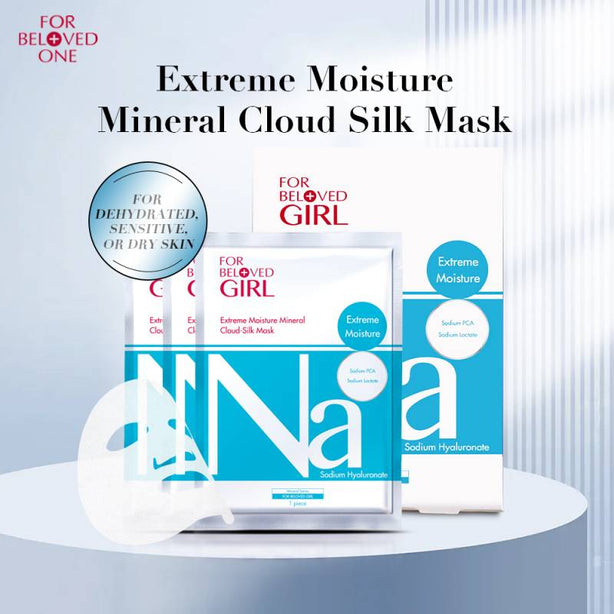 FOR BELOVED GIRL - Taiwan 3 Pcs/Box Extreme Moisture Mineral Cloud Silk Mask For Dull
