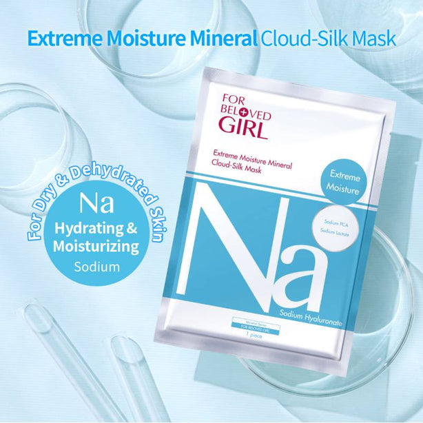FOR BELOVED GIRL - Taiwan 3 Pcs/Box Extreme Moisture Mineral Cloud Silk Mask For Dull