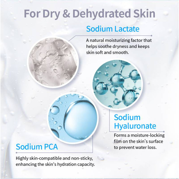 FOR BELOVED GIRL - Taiwan 3 Pcs/Box Extreme Moisture Mineral Cloud Silk Mask For Dull