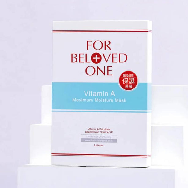FOR BELOVED ONE - Taiwan 4 Pcs/Box Vitamin A Maximum Moisture Mask Hydrate