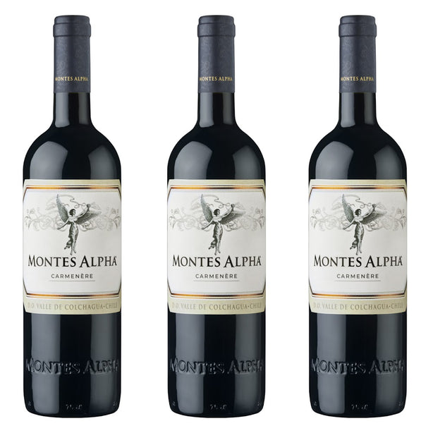 [BUNDLE OF 3] MONTES ALPHA CARMENERE 2022