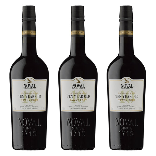 [BUNDLE OF 3] QUINTA DO NOVAL 10 YEAR OLD TAWNY PORT NV