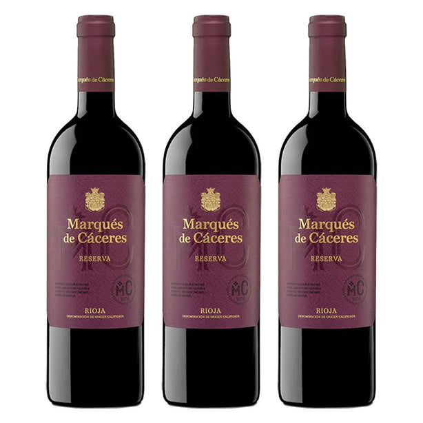 [BUNDLE OF 3] MARQUES DE CACERES RESERVA RED 2019