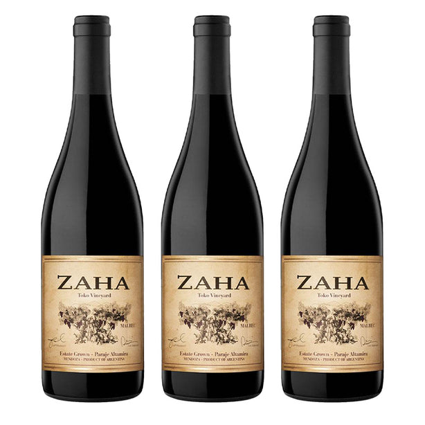[BUNDLE OF 3] ZAHA MALBEC 2022 750ML