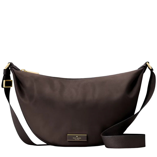 Kate Spade Carter Nylon Medium Sling Bag - Hot Fudge KL966