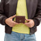 Coach Card Holder Wallet In Signature Canvas - Tan/ Brown CZ034