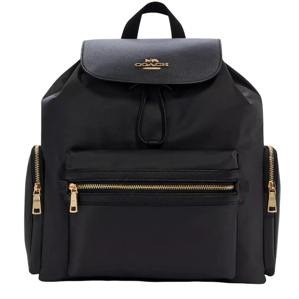 Coach Nylon Baby Backpack Bag - Black C6808