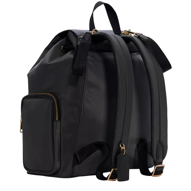 Coach Nylon Baby Backpack Bag - Black C6808